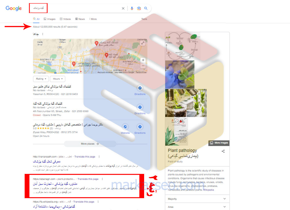 عکس مربوط به نمونه کار سئو