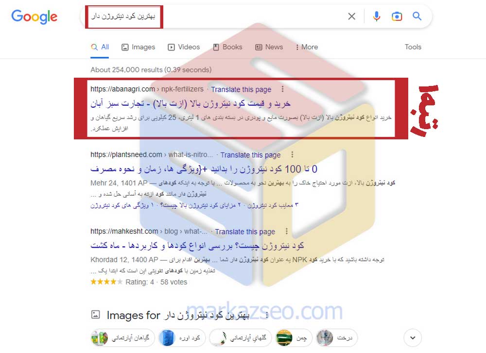 عکس نمونه کار سئو
